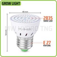 Gambar LED Plant Grow Light, 48 LED R+B, 2835 SMD, E27 - Lampu Tanaman dari MW Hydro Tangerang undefined 2 Tokopedia