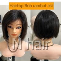 Gambar HAIRTOP bob pendek PREMIUM RAMBUT ASLI. 100% Human hair dari N Hair Nathalie Surabaya undefined 1 Tokopedia