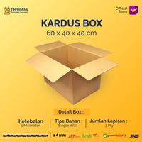 Gambar KARDUS KARTON BOX POLOS JUMBO BESAR UKURAN 60x40x40 CM dari Coco Mall Official Store undefined 2 Tokopedia