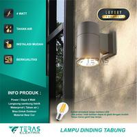 Gambar Lampu dinding taman hias Tabung bulat Outdoor LED - 10W Natural dari TERAS ELEKTRIK undefined 1 Tokopedia