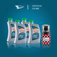 Gambar Daihatsu Genuine Oil 5W-30 API SN/GF-5 Synthetic 4L + Oli Filter dari Daihatsu Genuine Parts_NEW undefined 1 Tokopedia