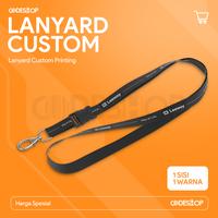 Gambar Cetak Tali Lanyard Sablon Custom 1 Warna 1 Sisi Plus Stopper dari Codeshop Surabaya Barat undefined 1 Tokopedia