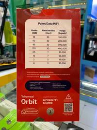 Gambar Modem Wifi Portable Telkomsel Orbit Mifi N1 4G High Speed Bonus Data dari clickclickbec undefined 2 Tokopedia