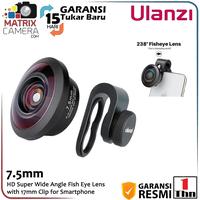 Gambar Ulanzi 7.5mm HD Lensa Super Wide Fisheye Lens for Smartphone Phone HP dari Matrix Camera_NEW undefined 1 Tokopedia