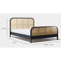 Gambar Tempat Tidur Ranjang Dipan Rotan Antik Minimalis Azkiya Furniture - 90 X 200 cm, Natural dari Aldinahome undefined 5 Tokopedia