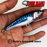 Gambar Umpan Stickbait Sinking 30 gram 9cm - GREY MULLET dari Rain's Artwork undefined 4 Tokopedia