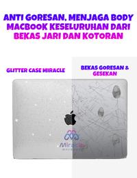 Gambar Case GLITTER TRANSPARAN Bening NEW AIR PRO RETINA 11 12 13 14 15 16 " dari Miracle Macbook undefined 4 Tokopedia