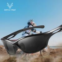 Gambar Kacamata Hitam Sunglasses Polarized Pria Sport Kotak Tr90 CCC 706 - BLACK DOFF dari Gray Pink undefined 5 Tokopedia