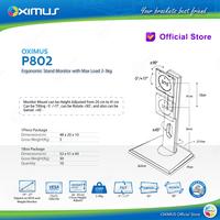 Gambar Bracket LCD LED Monitor Ergonomic Stand Oximus P802 HAS Rotate Swivel - P802 SL dari Oximus Indonesia undefined 2 Tokopedia