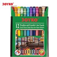 Gambar Joyko Pensil Warna Dapat Dihapus Color Pencil Erasable CP-120 12 Warna dari ATKmart undefined 2 Tokopedia