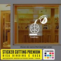 Gambar Stiker Kaca Cafe Coffee Shop Cutting Sticker Dinding Warung Kopi Loading - Putih dari Ketokoku Sticker undefined 4 Tokopedia
