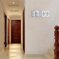 Gambar Jam Dinding Led 3D Jam Dinding Digital Led Jam Alarm Meja USB 3D 3D - Merah dari Mega Topp undefined 4 Tokopedia