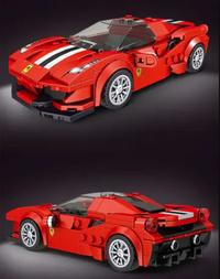 Gambar Mould King 27006 The 488 GTB Mini Sports Car Building Set 329 PCS dari Cahaya Sinar Abadi Toys undefined 2 Tokopedia