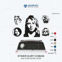 Gambar Stiker Kurt Cobain | Stiker Kaca Mobil | Stiker Motor | Anadrom 3405 - VARIAN G, 15 CM  dari anadrom undefined 1 Tokopedia