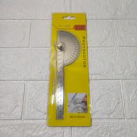 Gambar Protactor Busur Derajat Stainless Steel Alat Ukur Sudut Penggaris dari GLAUBE TOOLS undefined 3 Tokopedia