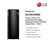Gambar Freezer LG GN-INV304BK 1 Pintu 171L Smart Inverter Manual Defrost 85W Black Hitam dari LGAuthorizedDealer undefined 3 Tokopedia