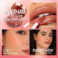Gambar O.TWO.O Lip & Cheek Balm Water Tint Lip Cream Lip Makeup Blush on - 04 FAVORITE dari otwoo_id undefined 3 Tokopedia
