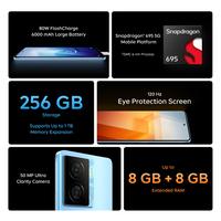 Gambar Vivo Iqoo Z7x 5G 8/128 & 8/256 GB | SD 695 | 80W | Z7 x Garansi Resmi - 8/256 Grey dari show gadget undefined 2 Tokopedia