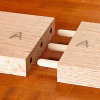 Gambar Dowel Penyambung Kayu Pin Pen Stik 100pcs ALDO 6 8 10mm Sambungan - 6mm dari Indo Teknik 77 undefined 3 Tokopedia