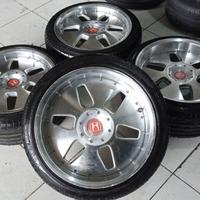 Gambar velg pelek mobil second mae ring 17 baut 4x100/114 + ban dari tokobanvelgmobilwrv undefined 3 Tokopedia