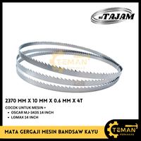 Gambar Mata Pisau Bandsaw 2370 MM / Gergaji Potong Kayu OSCAR MJ3435 14 INCH dari Teman Perkakas JKT undefined 1 Tokopedia