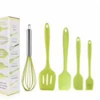 Gambar Spatula Set 5 In 1 silikon Peralatan Tumis Masak Centong sutil tebal - Hijau dari FORTUNATUS TABERNA undefined 3 Tokopedia