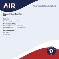 Gambar AIR Keran Cabang Shower Bak Mandi Double Tembok Kran Air D 5M Z Keran Air Minimalis 2 Cabang dari AER Sanitary Indonesia undefined 4 Tokopedia