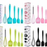 Gambar Spatula Set 5 In 1 silikon Peralatan Tumis Masak Centong sutil tebal - Hijau dari FORTUNATUS TABERNA undefined 1 Tokopedia