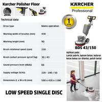Gambar KARCHER Floor Care Polisher BDS 43/150 C Mesin Poles Lantai Inc Tanki dari Karcher Professional Store undefined 2 Tokopedia