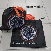Gambar Sarung Tas Serut Helm Sablon - HBC standard dari Helm Medan undefined 1 Tokopedia