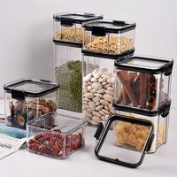 Gambar ESTENIK` (COD) Toples Makanan Plastik Tebal Kotak Bening Kedap Udara Uk. 460ML - PUTIH dari Estenik undefined 2 Tokopedia