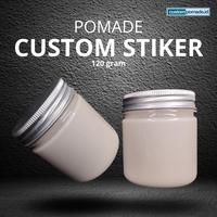 Gambar (CUSTOM STIKER) POMADE CLAY MATTE KEMASAN JAR PLASTIK ALUMUNIUM 120G - green tea dari Custom_pomade undefined 1 Tokopedia