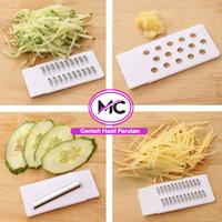 Gambar Parutan Serbaguna 4 in 1 Multifungsi Alat Pemotong Buah Sayur Kentang dari MC gudang undefined 5 Tokopedia