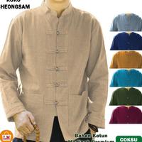 Gambar Ready Baju Koko Pria Muslim CHEONGSAM Ip Man Panjang M - XXXL / - Navy Madinah, XL dari danangshop26 undefined 1 Tokopedia