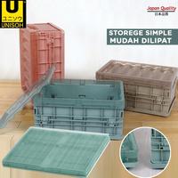 Gambar UNISOH FOLDING BASKET MEDIUM / KERANJANG LIPAT UKURAN SEDANG - KHAKI dari unisoh undefined 3 Tokopedia