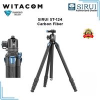 Gambar Tripod Sirui ST-124 / ST124 / ST 124 Carbon Fiber 4 Sections Kit ST-10 dari Witacom undefined 1 Tokopedia