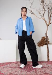Gambar HARDWARE LOOSE CROP SHIRT - BLACK, M dari Hardware Clothing_NEW undefined 4 Tokopedia