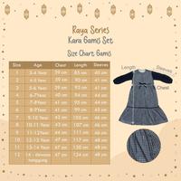 Gambar Raya Series Kara Gamis Set - Navy, Size 3 dari Thelittledoeeyes undefined 3 Tokopedia
