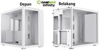 Gambar Gamemax Infinity Casing PC Gaming Case ATX Full White Design dari Ide Komputer Malang undefined 3 Tokopedia