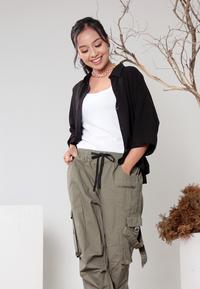 Gambar HARDWARE LOOSE CROP SHIRT - BLACK, M dari Hardware Clothing_NEW undefined 5 Tokopedia