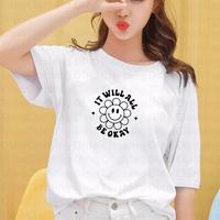 Gambar Dino Clothing - KAOS IT WILL ALL /QUOTES TSHIRT / KAOS OVERSIZE WANITA - PUTIIH, S dari This is Dino undefined 1 Tokopedia