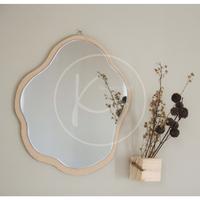 Gambar Cermin Aesthetic / Cermin Estetik Gantung / Kaca Dinding Irregular - Epsilon 30cm dari grosir indo javanesia undefined 4 Tokopedia