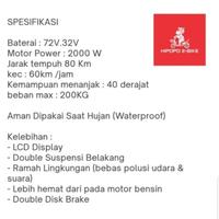 Gambar Uwinfly New X6 X7 motor listrik spesial edisi tangkas, Limited dari hipopoebike undefined 2 Tokopedia