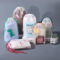 Gambar Travel Shoes Wanita Pouch Organizer Tas Sepatu Serut Makeu - Red Cherry, Large dari Cupcupdida undefined 1 Tokopedia