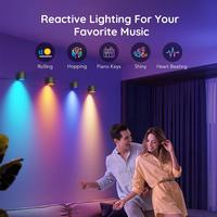Gambar All For Work Lampu RGB VINY Lampu Hias Dinding Smart Nordic Paket Komplit dengan Remote dari All For Work Indonesia undefined 2 Tokopedia