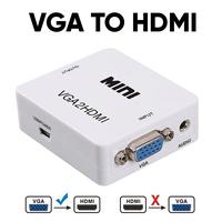 Gambar VGA to HDMI Video Converter + Audio Port untuk Komputer PC Laptop - VG dari EXHA Computer undefined 2 Tokopedia
