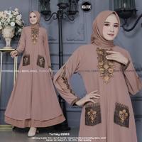 Gambar gamis turkey terbaru by megastore dari toko_laris 99 undefined 2 Tokopedia