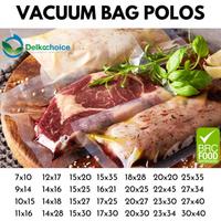 Gambar PLASTIK VAKUM MAKANAN PLASTIC VACUUM BAG VAKUM SEALER BAG VACUM POLOS - 15CM X 27CM dari SIBUNGKUS undefined 1 Tokopedia
