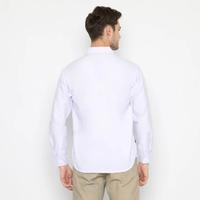 Gambar Alaska Shirt White Basic RS31 Kemeja Lengan Panjang Putih Jumboh - M dari TOPP SELLER undefined 3 Tokopedia