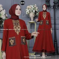 Gambar gamis turkey terbaru by megastore dari toko_laris 99 undefined 4 Tokopedia
